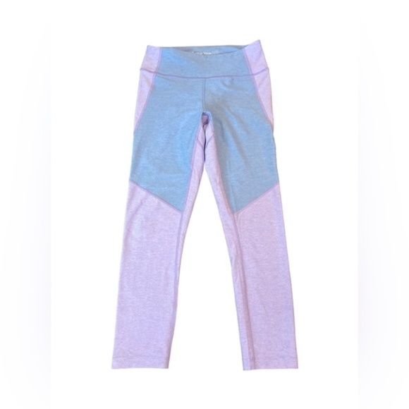 OUTDOOR VOICES Women TechSweat 3/4 Two-Tone Leggings Purple Blue Size Small - Picture 4 of 6